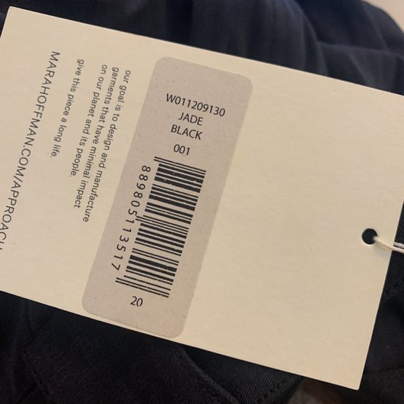 Mara Hoffman Jade High Waist Pant Black Stripe - Picture 13 of 13